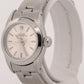Ladies Rolex Oyster Perpetual SILVER Stainless Steel OYSTER 24mm Automatic 67180