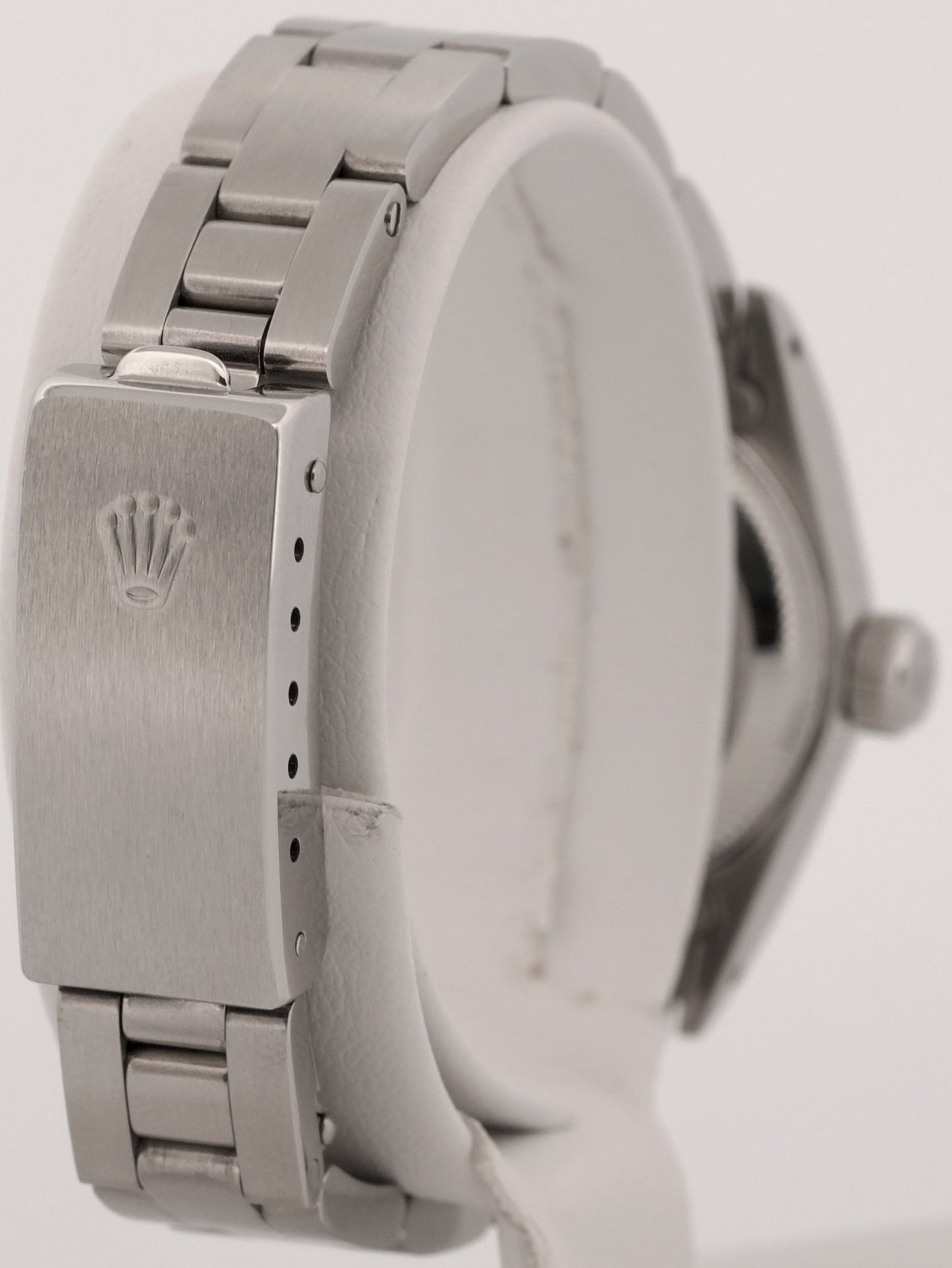 Ladies Rolex Oyster Perpetual SILVER Stainless Steel OYSTER 24mm Automatic 67180