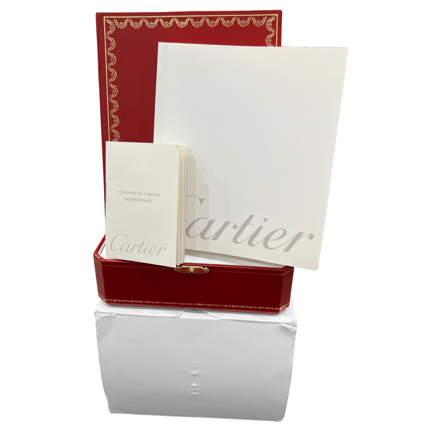 PAPERS Cartier Pasha 18K Yellow Gold Chronograph 38mm Watch 2111 W30140D1 BOX