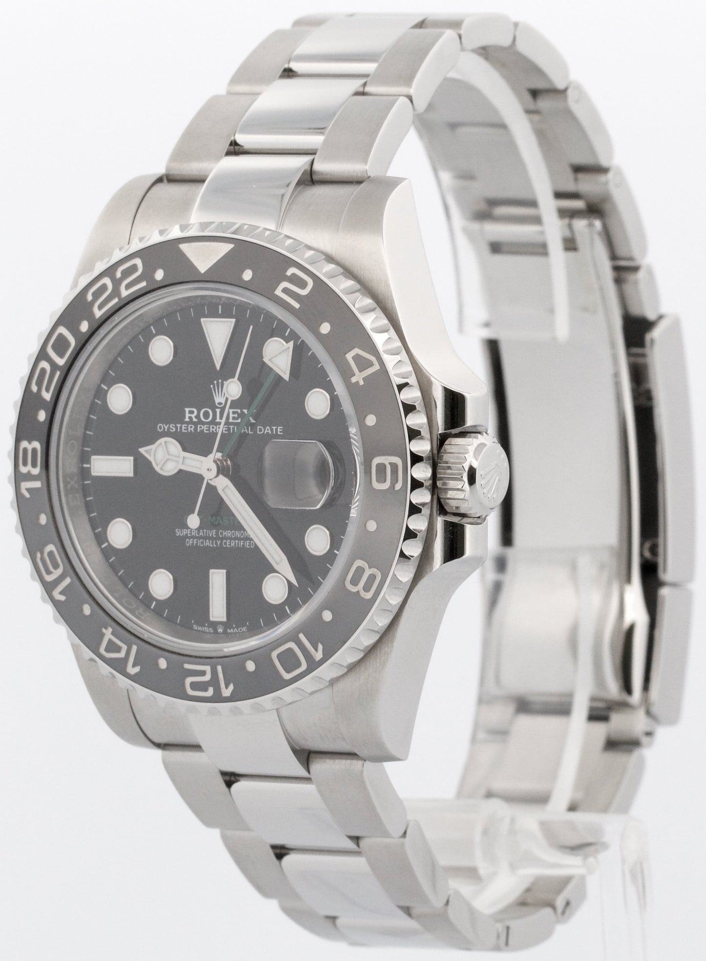 Rolex GMT-Master II BRUCE WAYNE 40mm Blue Black Steel Ceramic OYSTER 126710 GRNR