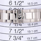 MINT Rolex Yacht-Master 168622 Mid-Size PLATINUM Steel 35mm Date Oyster Watch