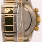 2000 Rolex Daytona Cosmograph CHAMPAGNE 18K Gold Stainless Steel ZENITH 16523