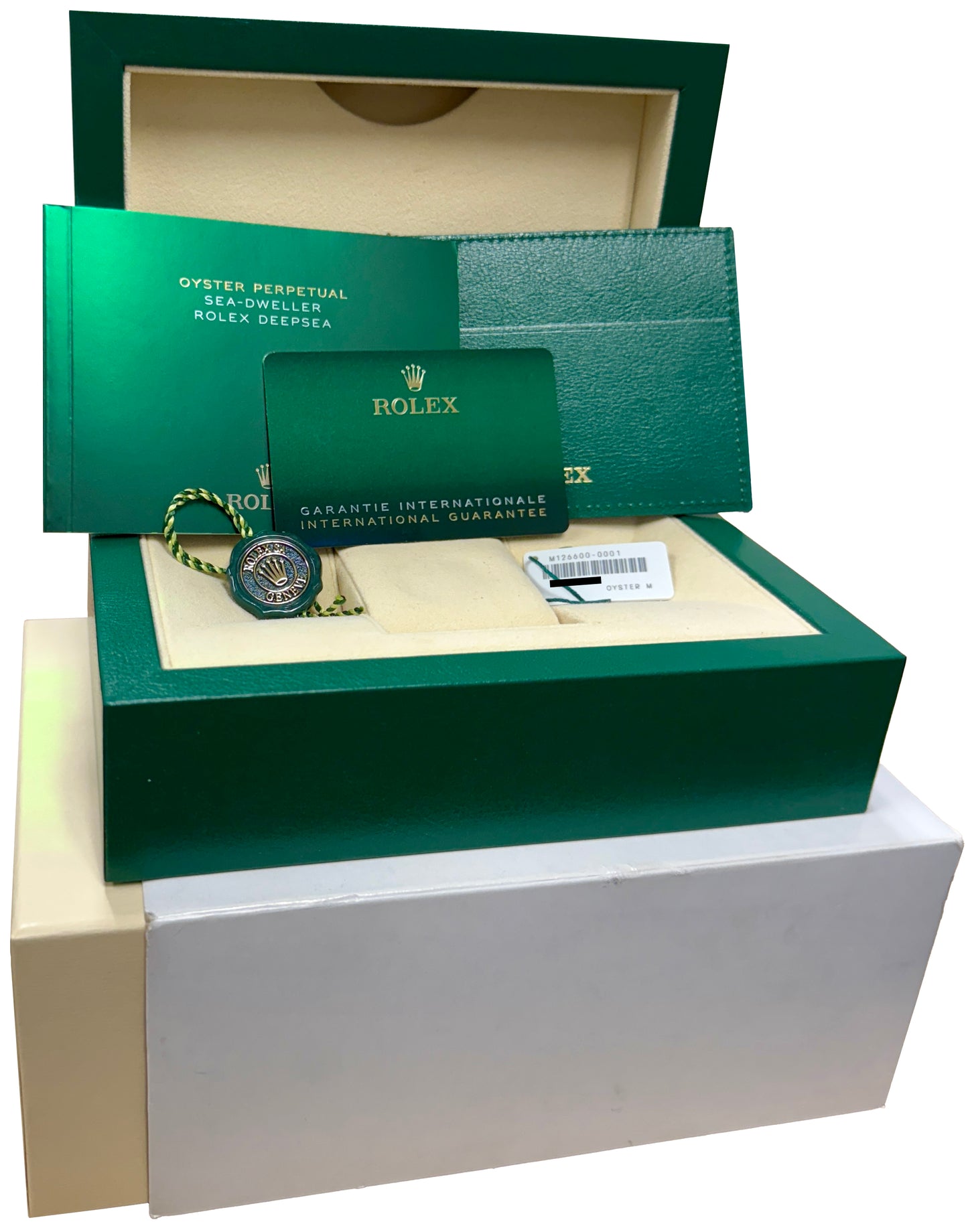 MINT NEW PAPERS Rolex Sea-Dweller Mark II 50th-Anniversary Red 43mm 126600 BOX