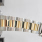 Rolex Submariner Date Teal BLUE 18K Yellow Gold Stainless Steel 40mm Watch 16803