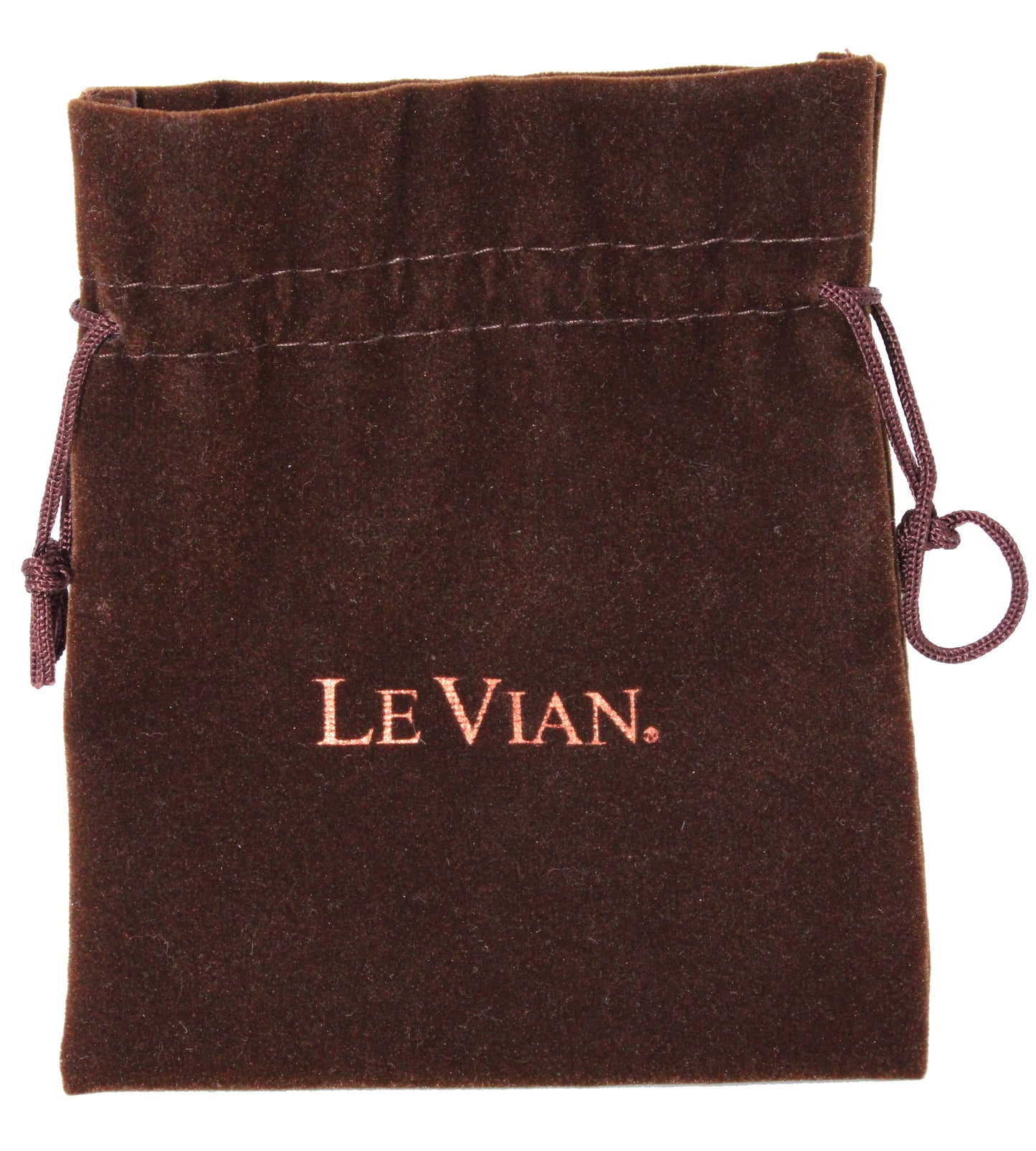 Le Vian Smoky Quartz Brown Oval Pendant - 14k Rose Gold Necklace - 18" w/ Pouch
