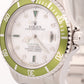 Rolex Submariner Date MOP DIAMOND EMERALD Green Stainless Steel 40mm 16610 Watch