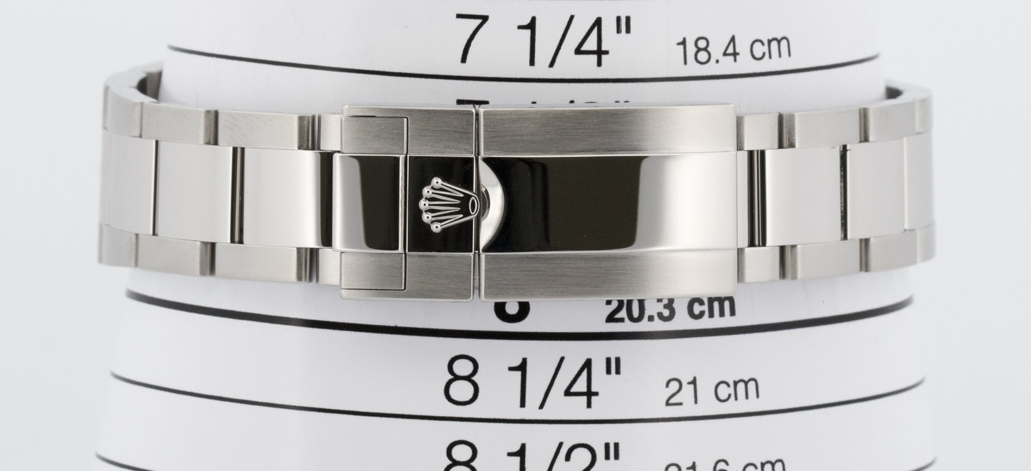 2021 PAPERS Rolex Yacht-Master Steel Platinum BLUE 40mm 126622 YM1 Watch BOX