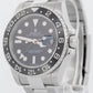 PAPERS Rolex GMT-Master II BLACK Green Stainless Steel Watch 40mm 116710 LN BOX