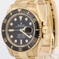 2024 PAPERS Rolex Submariner Date 41mm BLACK 18K Gold Ceramic 126618 LN BOX