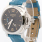 PAPERS Panerai Luminor GMT Power Reserve Black BLUE Leather 42mm PAM01537 BOX