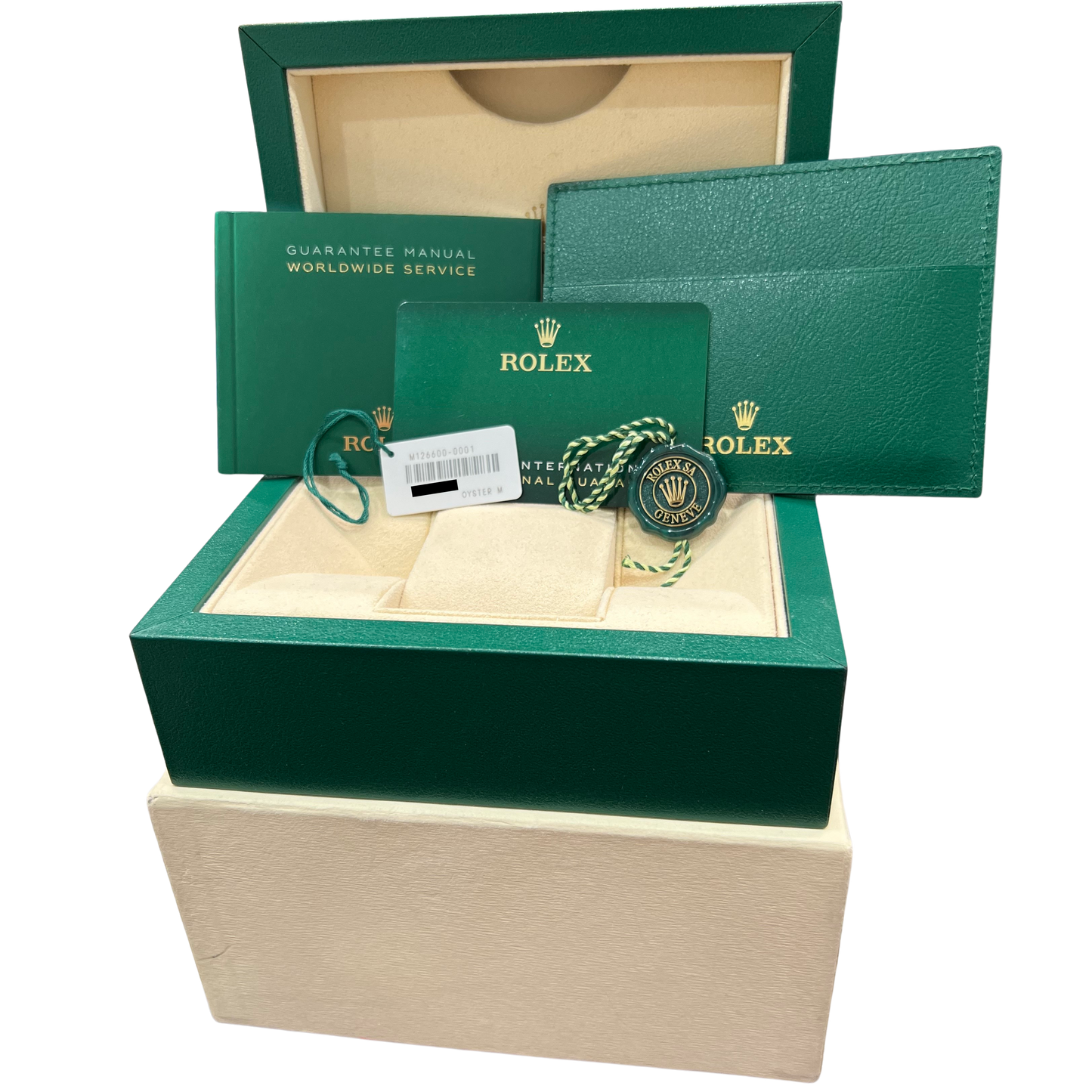 PAPERS Rolex Sea-Dweller 50th-Anniversary BLACK Red 43mm MK2 126600 Watch BOX