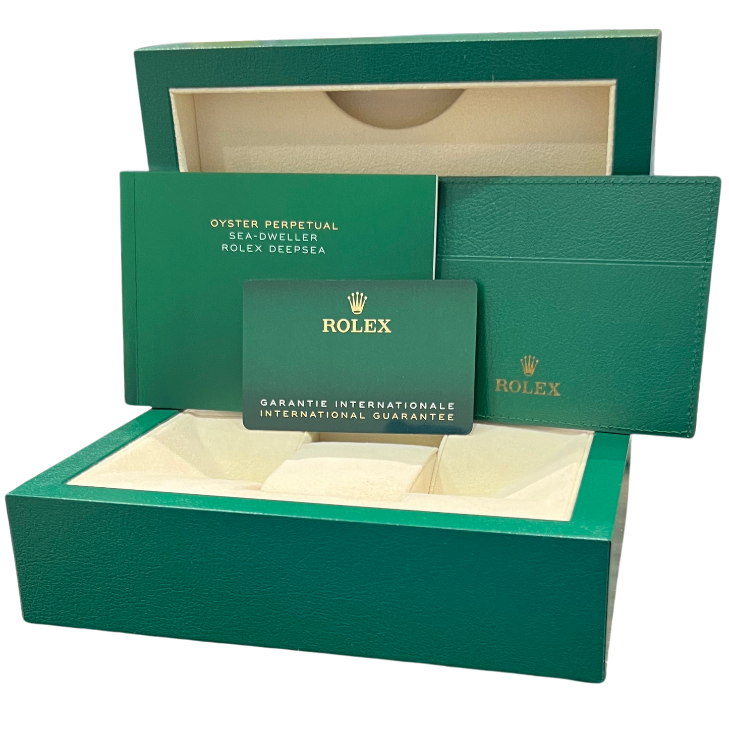 PAPERS Rolex Sea-Dweller 50th-Anniversary Red BLACK 43mm Steel 126600 BOX