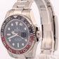 2020 PAPERS Rolex GMT-Master II PEPSI Red Blue 18K White Gold 126719 BLRO BOX