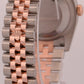 2021 PAPERS Rolex DateJust 36mm PINK ROMAN 18K Gold Steel JUBILEE 116231 BOX