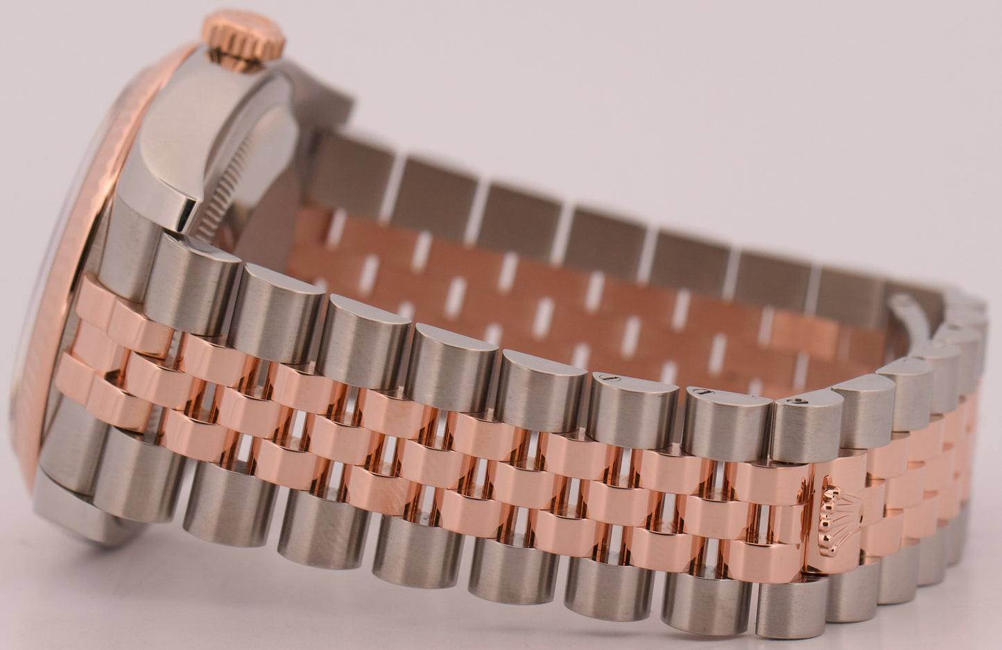 2021 PAPERS Rolex DateJust 36mm PINK ROMAN 18K Gold Steel JUBILEE 116231 BOX