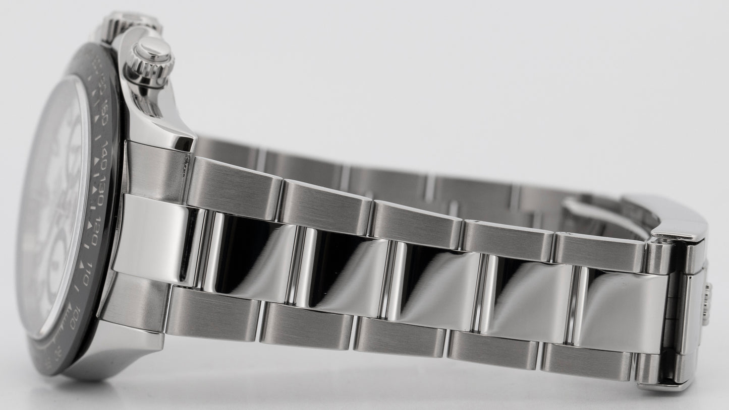 PAPERS Rolex Daytona PANDA White Ceramic Stainless Steel 40mm BOX 116500 LN