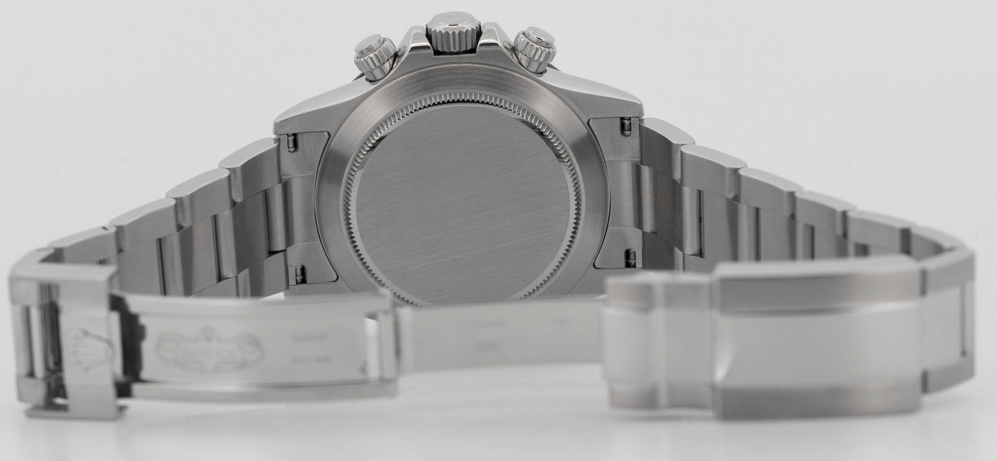 PAPERS Rolex Daytona PANDA White Ceramic Stainless Steel 40mm BOX 116500 LN