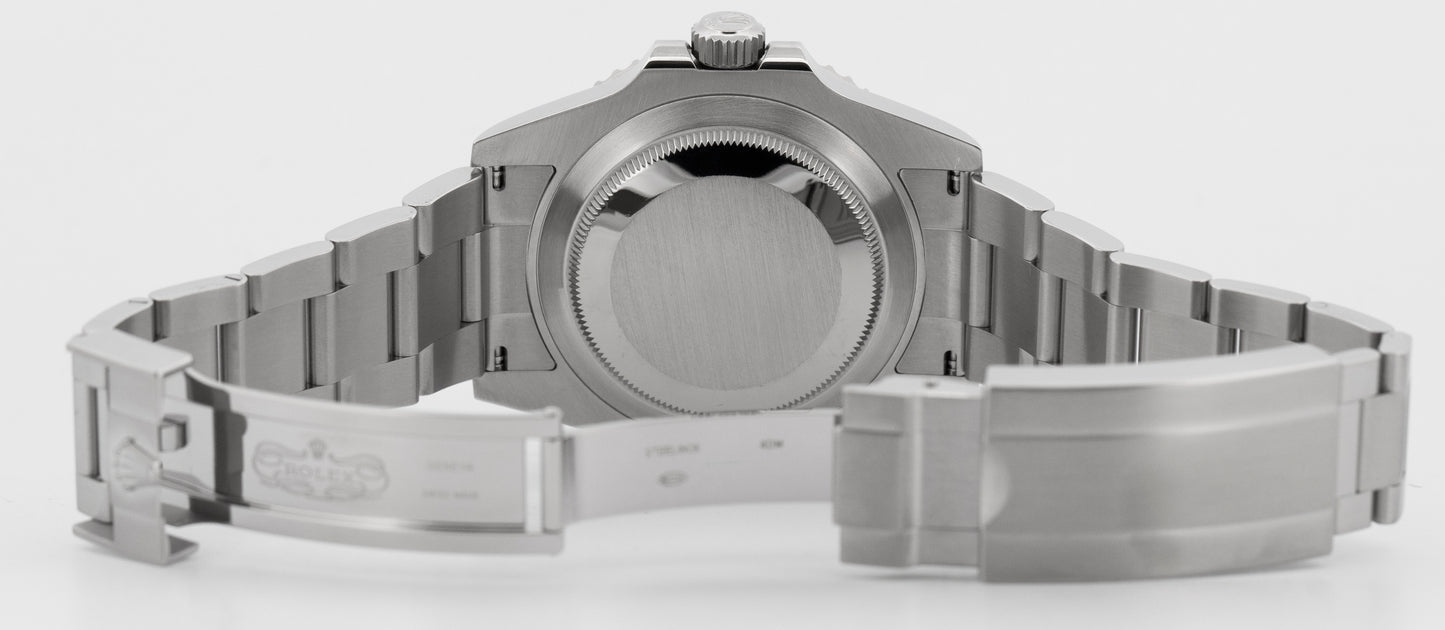 2024 PAPERS Rolex Submariner 41mm No-Date BLACK Ceramic Stainless 124060 LN BOX