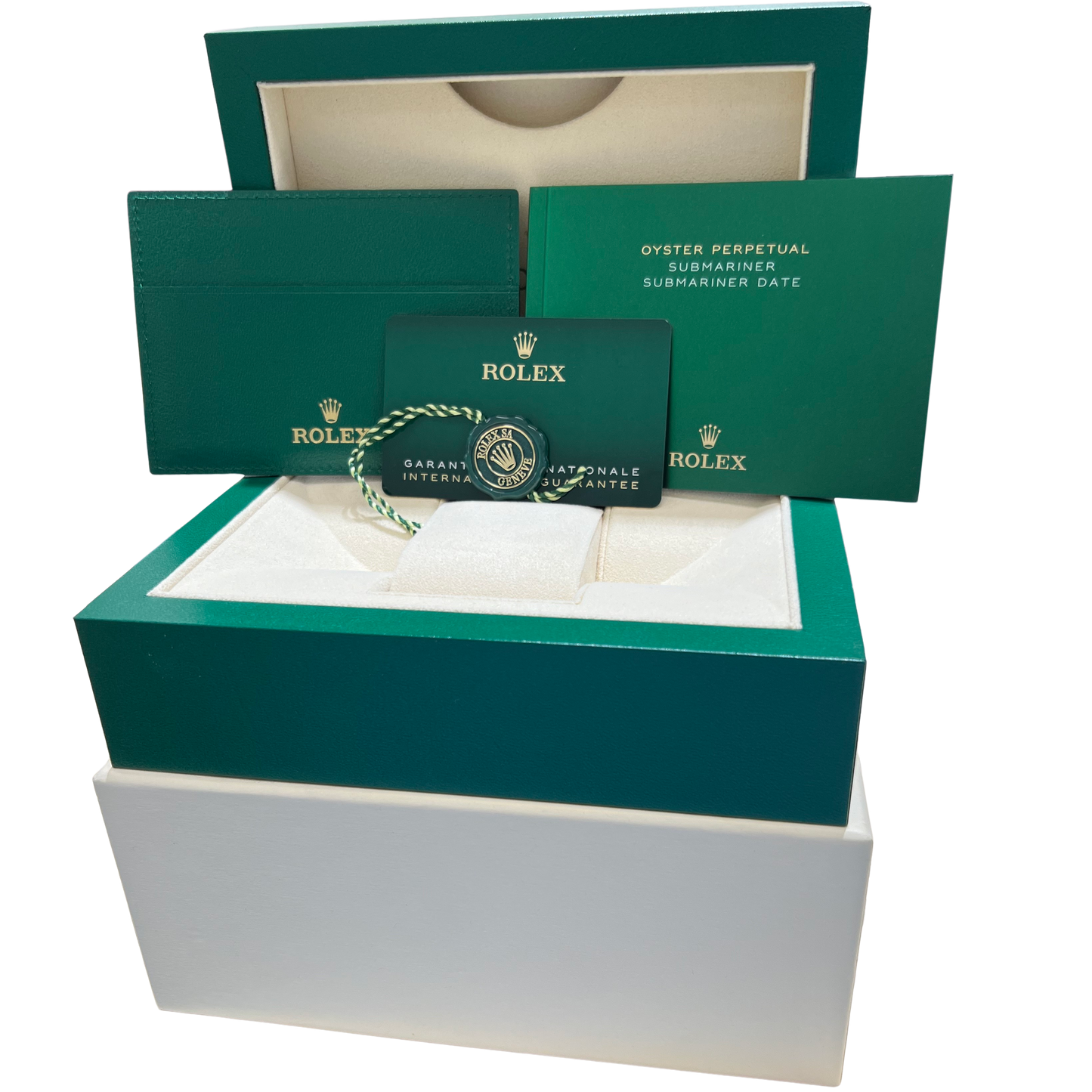 2022 PAPERS Rolex Submariner Date BLUE 41mm Ceramic 18K Gold Steel 126613 LB BOX