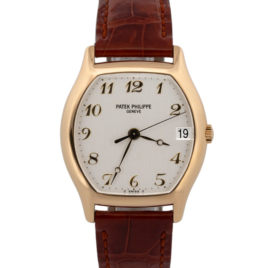 Patek Philippe Gondolo 18K Yellow Gold 34mm Opaline Manual Date Watch 5030J