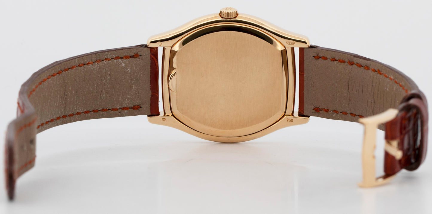 Patek Philippe Gondolo 18K Yellow Gold 34mm Opaline Manual Date Watch 5030J