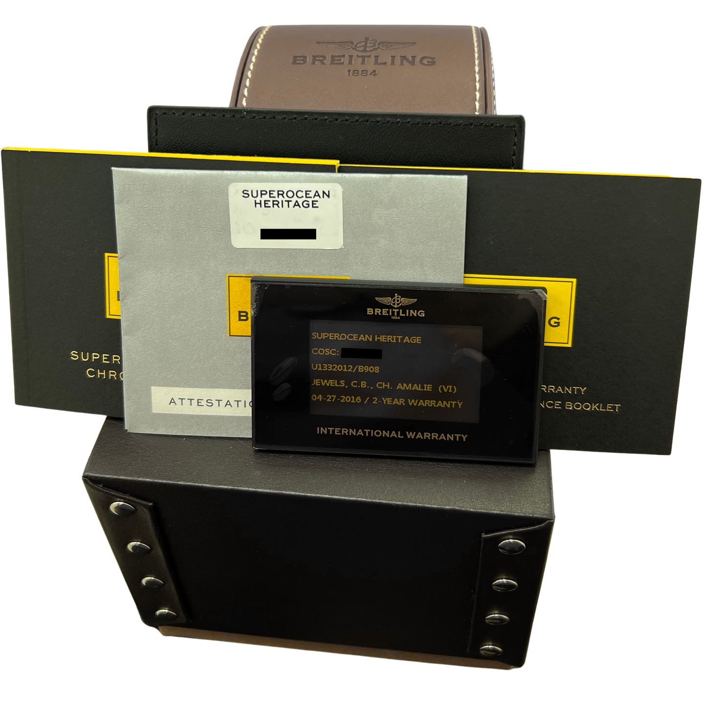 PAPERS Breitling Superocean 46 Stainless Steel 18K Rose Gold 46mm U13320 BOX