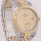 MINT PAPERS Rolex DateJust 36mm CHAMPAGNE DIAMOND 18K Gold JUBILEE 116233 BOX