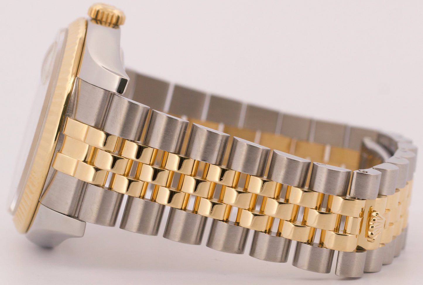 MINT PAPERS Rolex DateJust 36mm CHAMPAGNE DIAMOND 18K Gold JUBILEE 116233 BOX