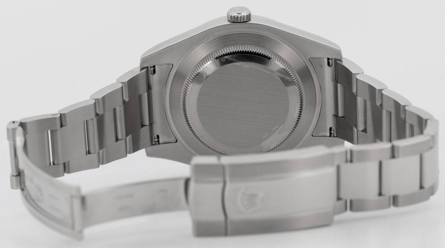 2016 PAPERS Rolex DateJust II 41mm Black Stainless Steel Gold Watch 116334 BOX