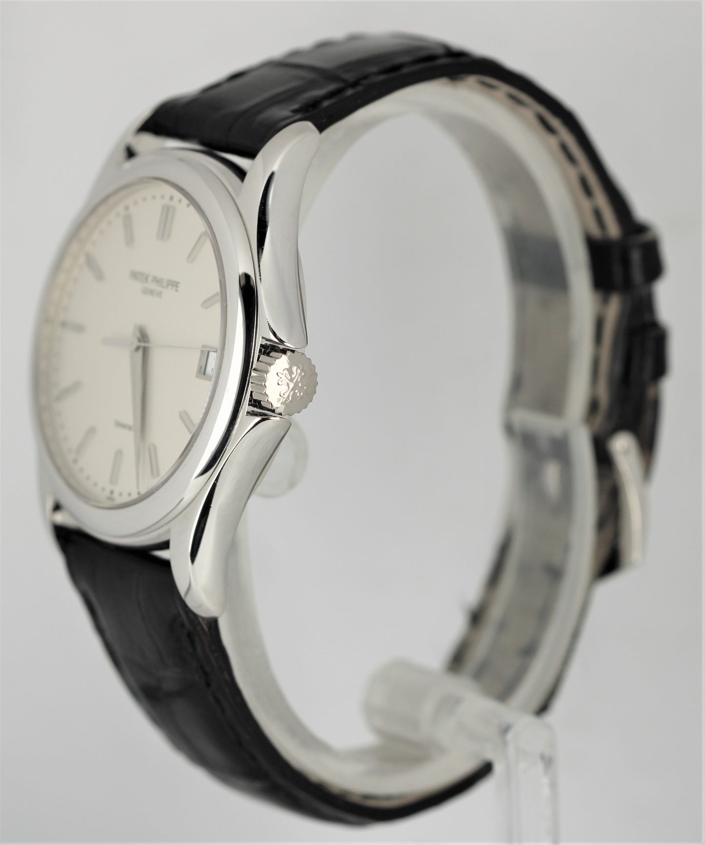 Patek Philippe Calatrava 18K White Gold TIFF & CO Ivory 37mm 5107G-001 Watch BOX