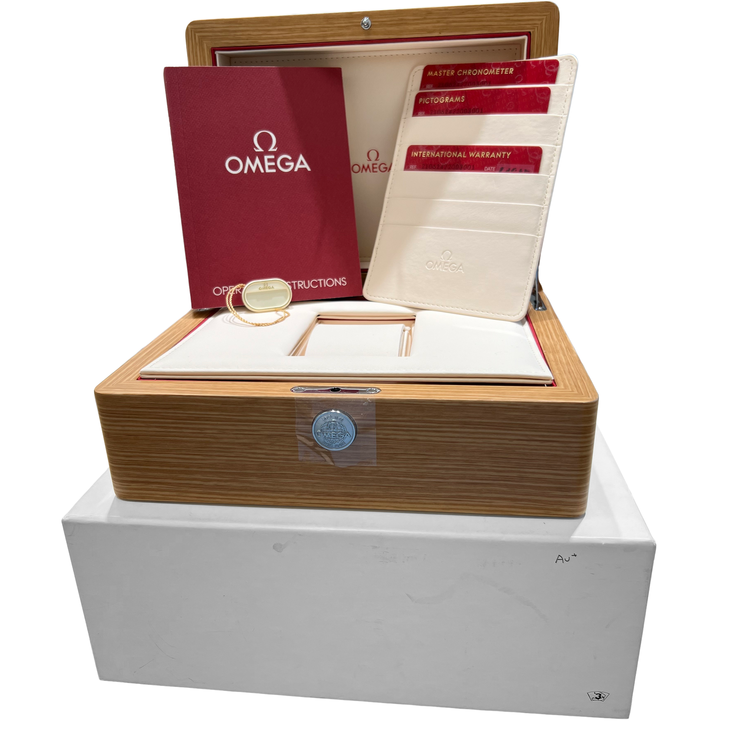 PAPERS Omega Seamaster Ceramic Blue Sedna 18K GOLD 43mm 210.62.42.20.03.001 BOX