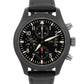 2008 PAPERS IWC Pilot's Watch Chronograph Top Gun BLACK Ceramic 44mm IW378901