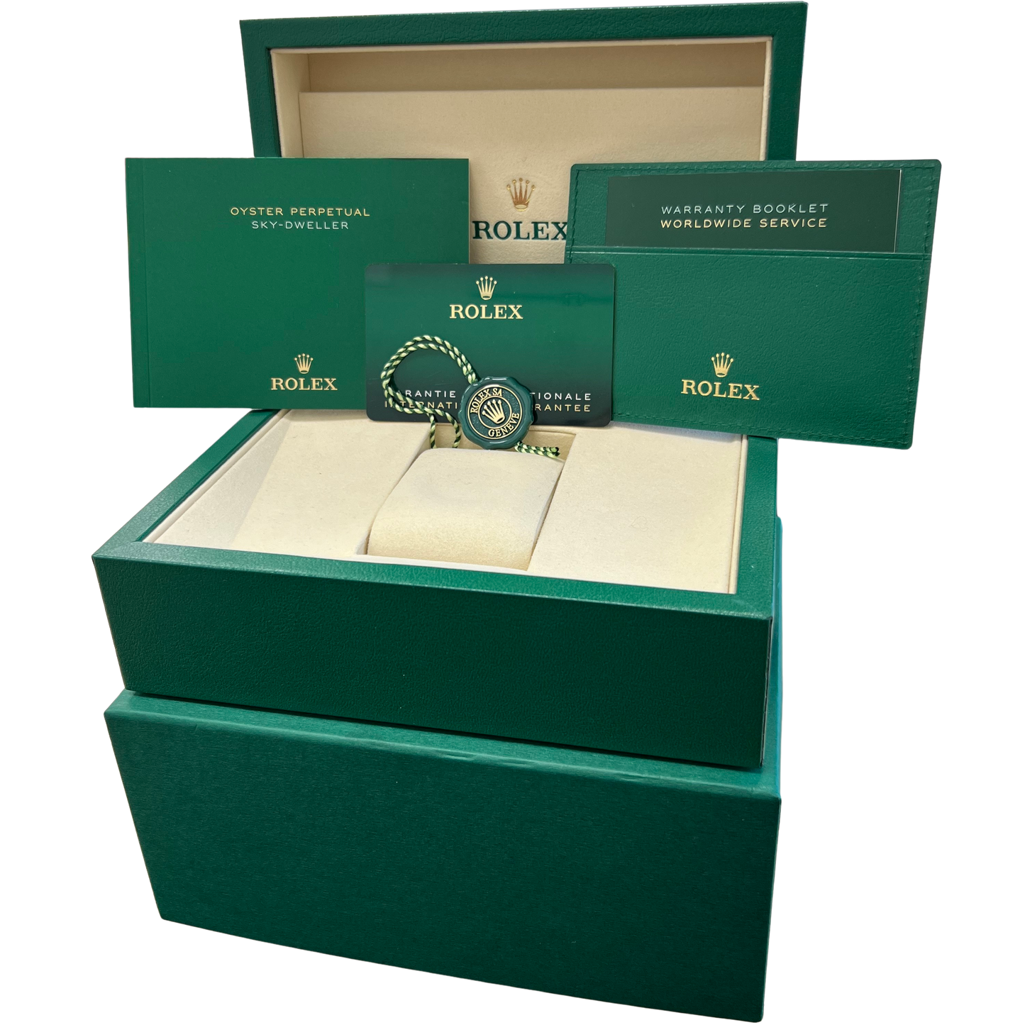 NEW 2025 PAPERS Rolex Sky-Dweller BLUE 42mm Stainless Oyster Watch 336934 BOX