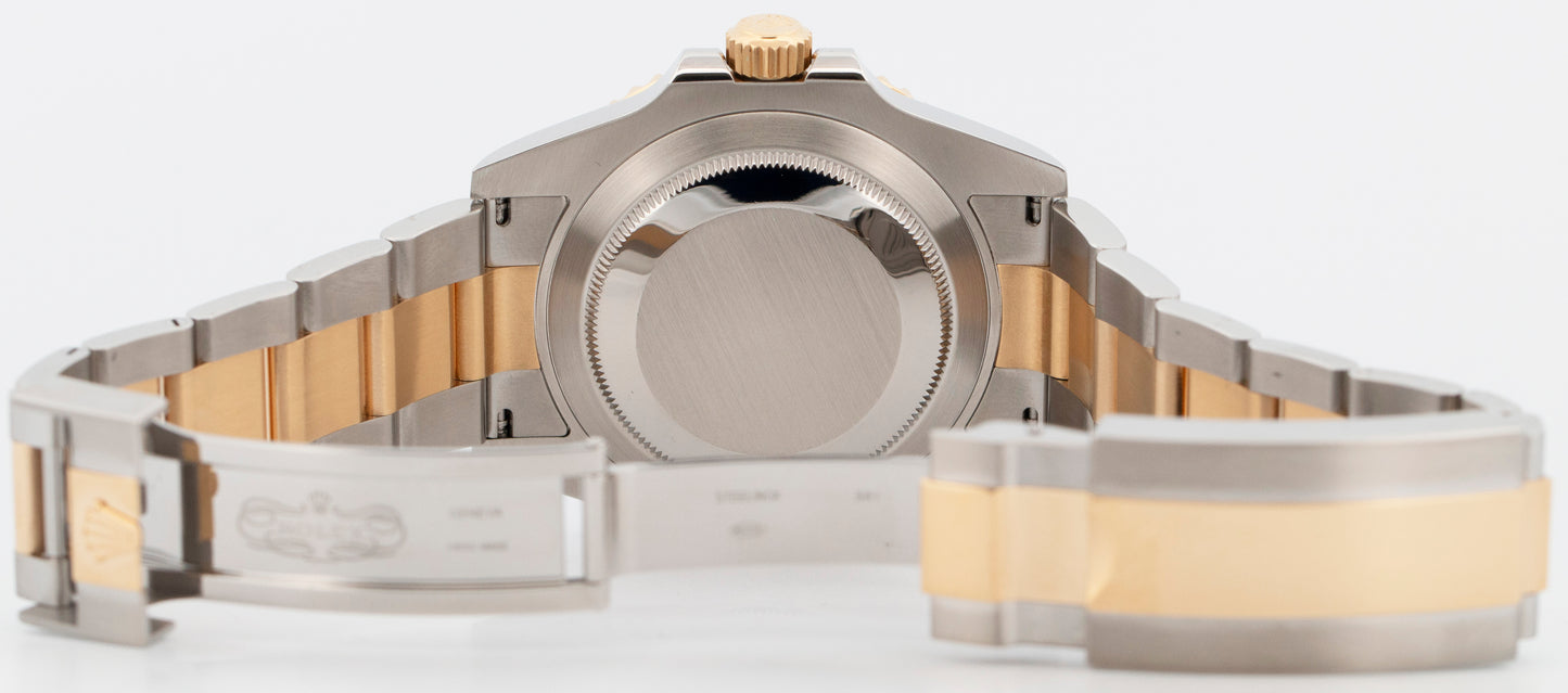 PAPERS Rolex Submariner Date BLUE 41mm Ceramic 18K Gold Steel 126613 LB BOX