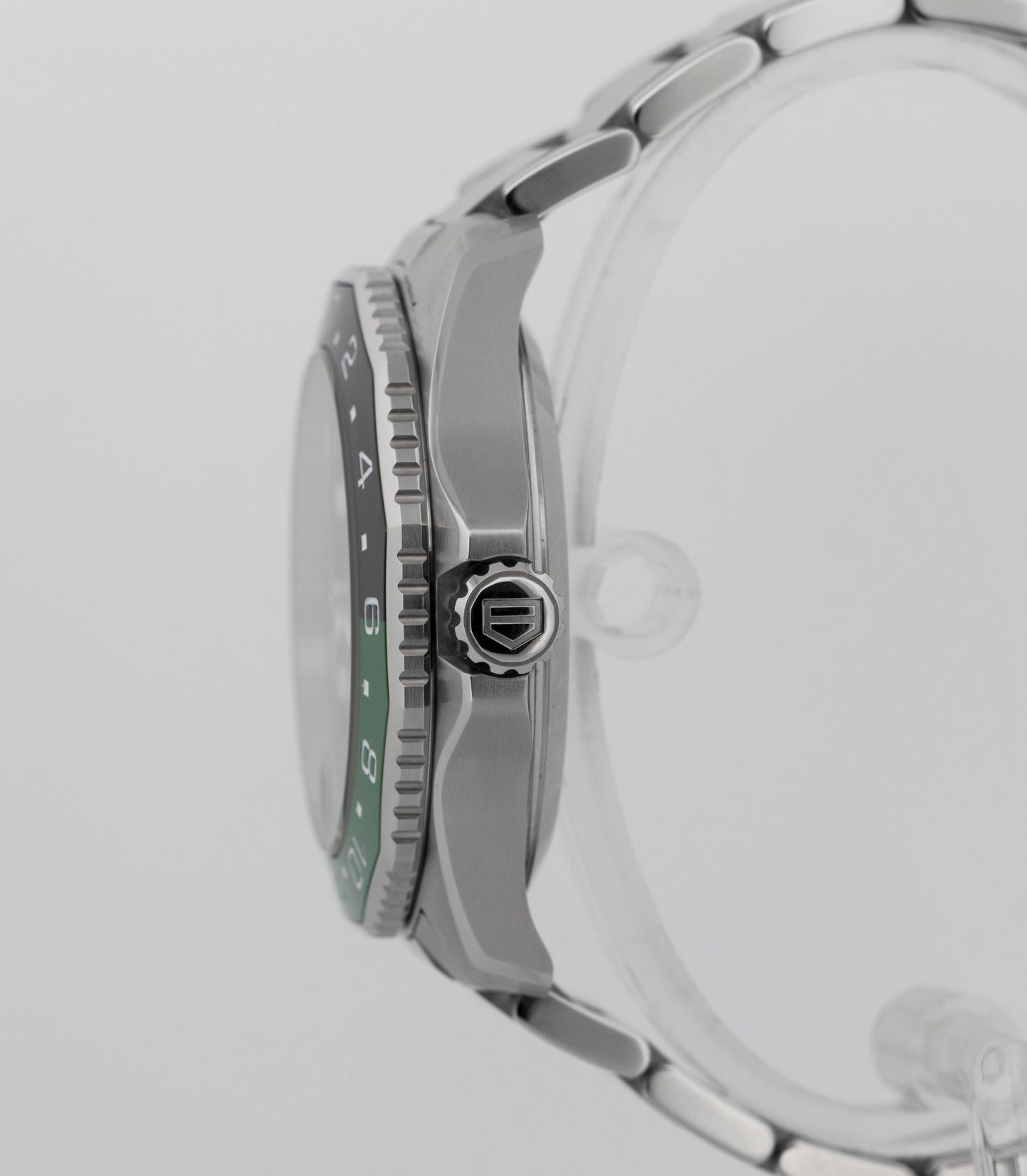 Tag Heuer Aquaracer Green Stainless Steel Gold 41mm Quartz WBP5115.BA0013 Watch