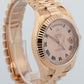 2015 PAPERS Rolex Day-Date II 18K Rose Gold Concentric Sundust 41mm 218235 BOX