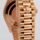 2015 PAPERS Rolex Day-Date II 18K Rose Gold Concentric Sundust 41mm 218235 BOX