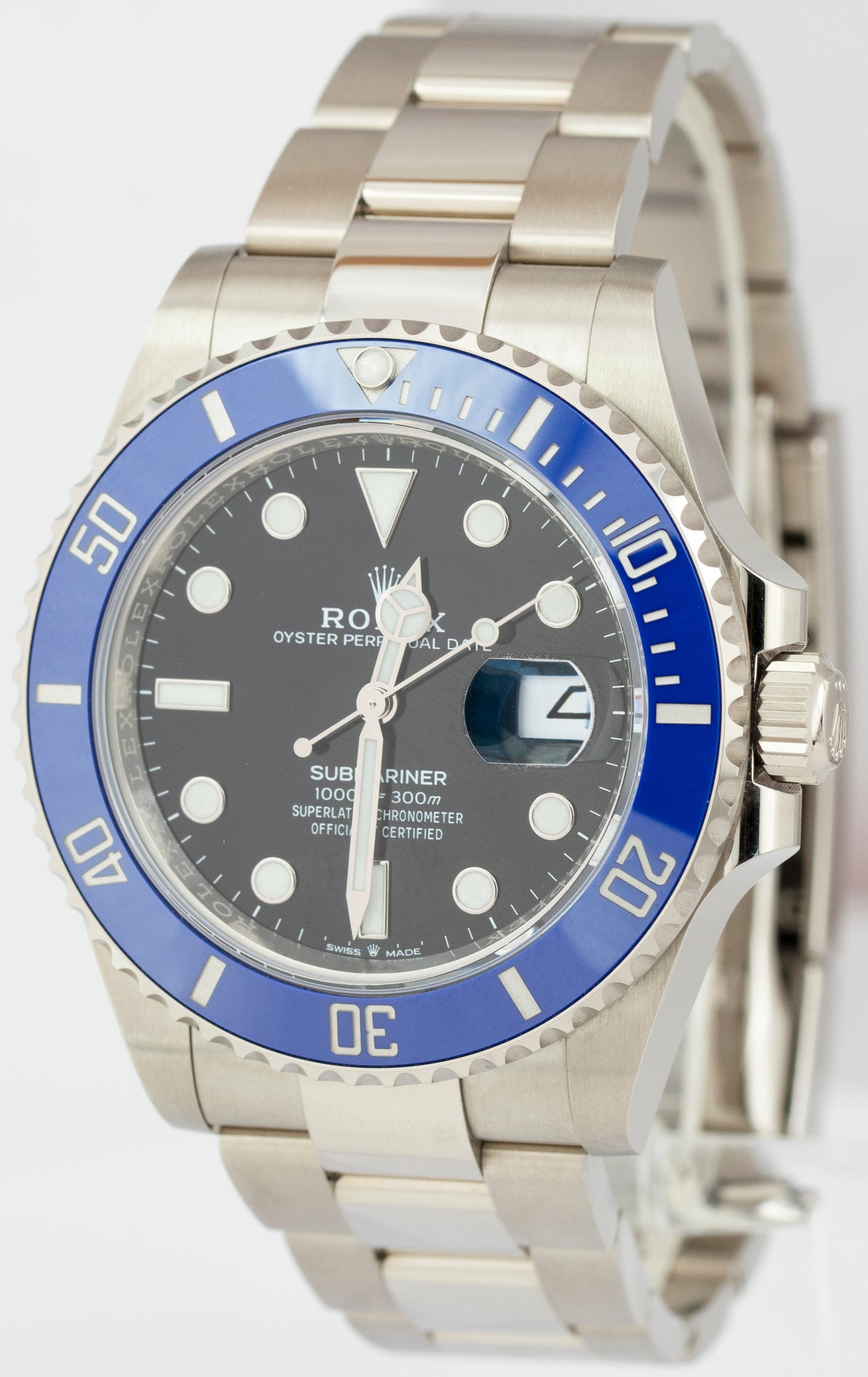 2023 NEW PAPERS Rolex Submariner 41 Date BLUEBERRY Gold Blue Watch 126619 LB B+P
