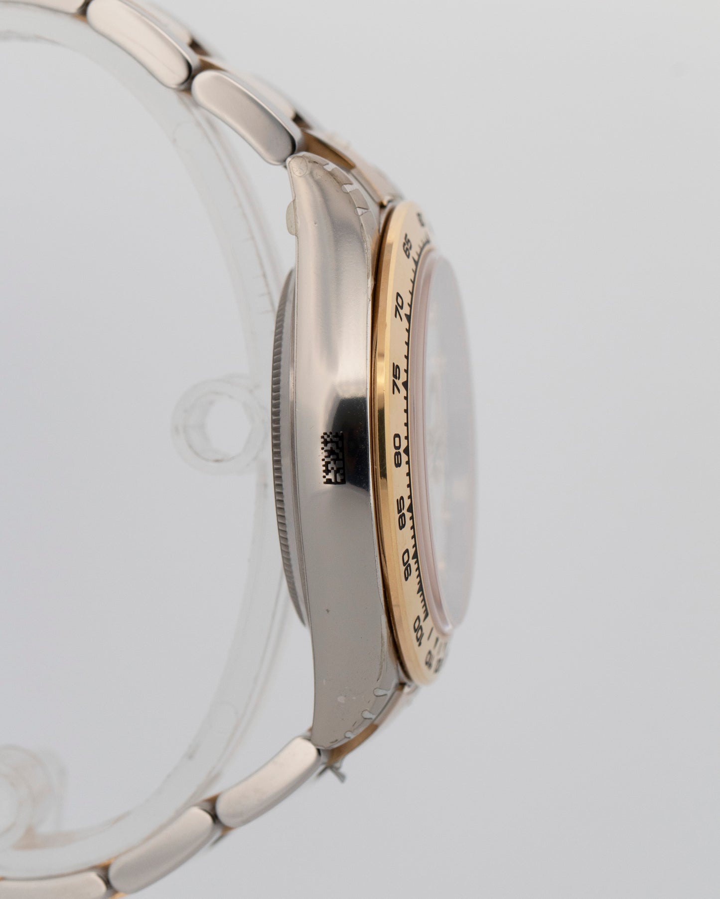 STICKERED PAPERS Rolex Daytona WHITE DIAMOND Two-Tone 18K Yellow Gold 116503 BOX