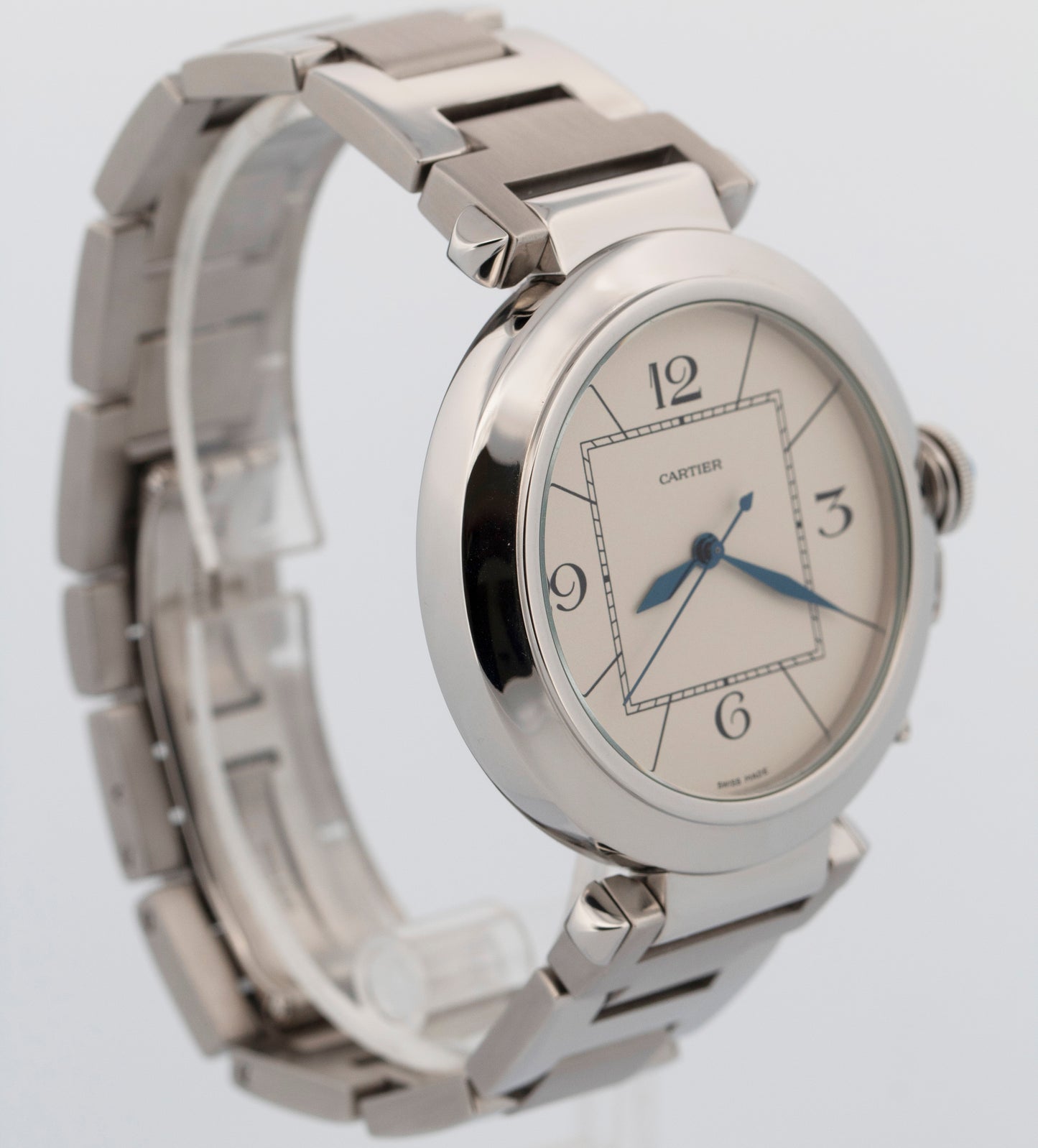 Cartier Pasha Stainless Steel Ivory 42mm 2730 / W31072M7 Automatic Watch
