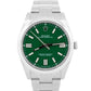 2023 PAPERS Rolex Oyster Perpetual 41mm GREEN Stainless Steel Watch 124300 BOX