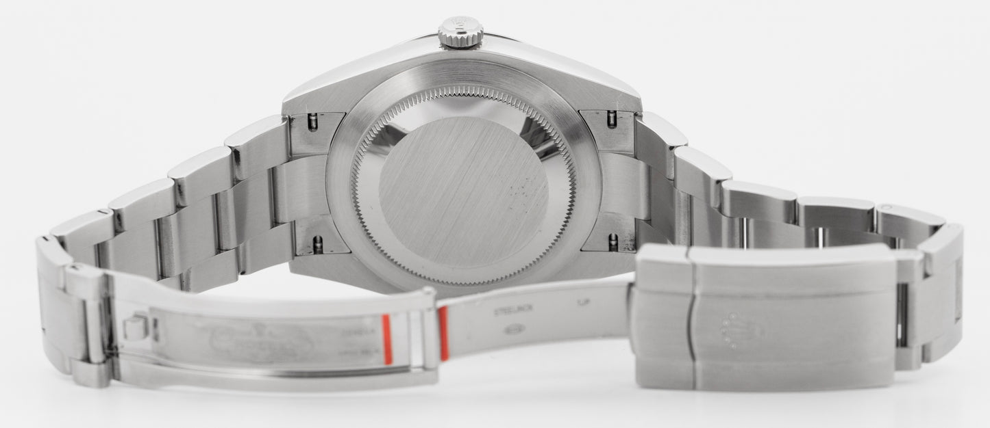 2023 PAPERS Rolex Oyster Perpetual 41mm GREEN Stainless Steel Watch 124300 BOX