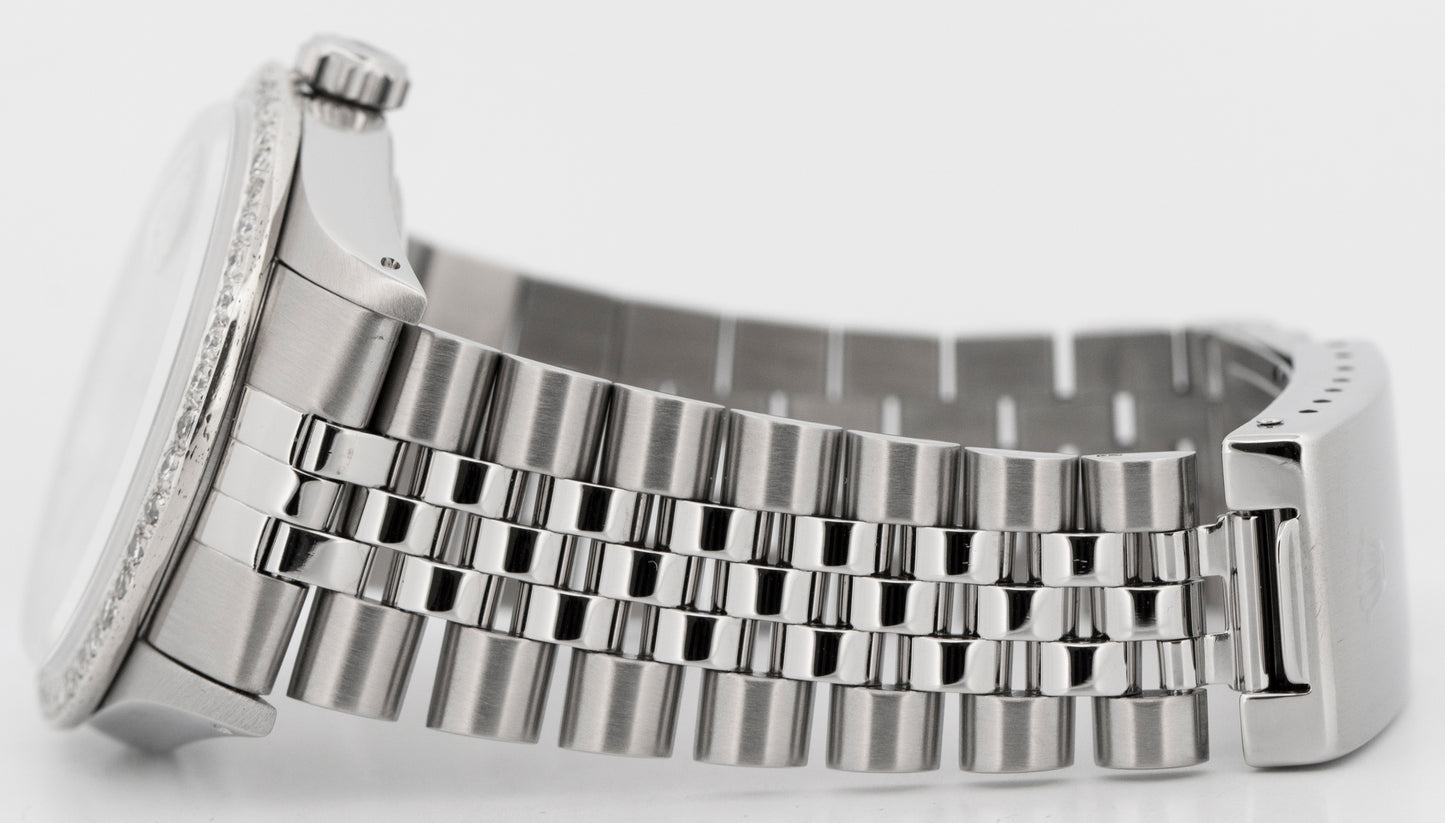 Rolex DateJust DIAMOND MOP Stainless Steel Jubilee 36mm 16234 Watch