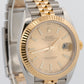 PAPERS Rolex DateJust 41 CHAMPAGNE 18K Gold Steel JUBILEE 41mm 126333 Watch BOX
