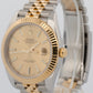 PAPERS Rolex DateJust 41 CHAMPAGNE 18K Gold Steel JUBILEE 41mm 126333 Watch BOX