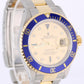 UNPOL. Rolex Submariner Date Two-Tone SERTI DIAMOND CHAMPAGNE 40mm 16613 Watch