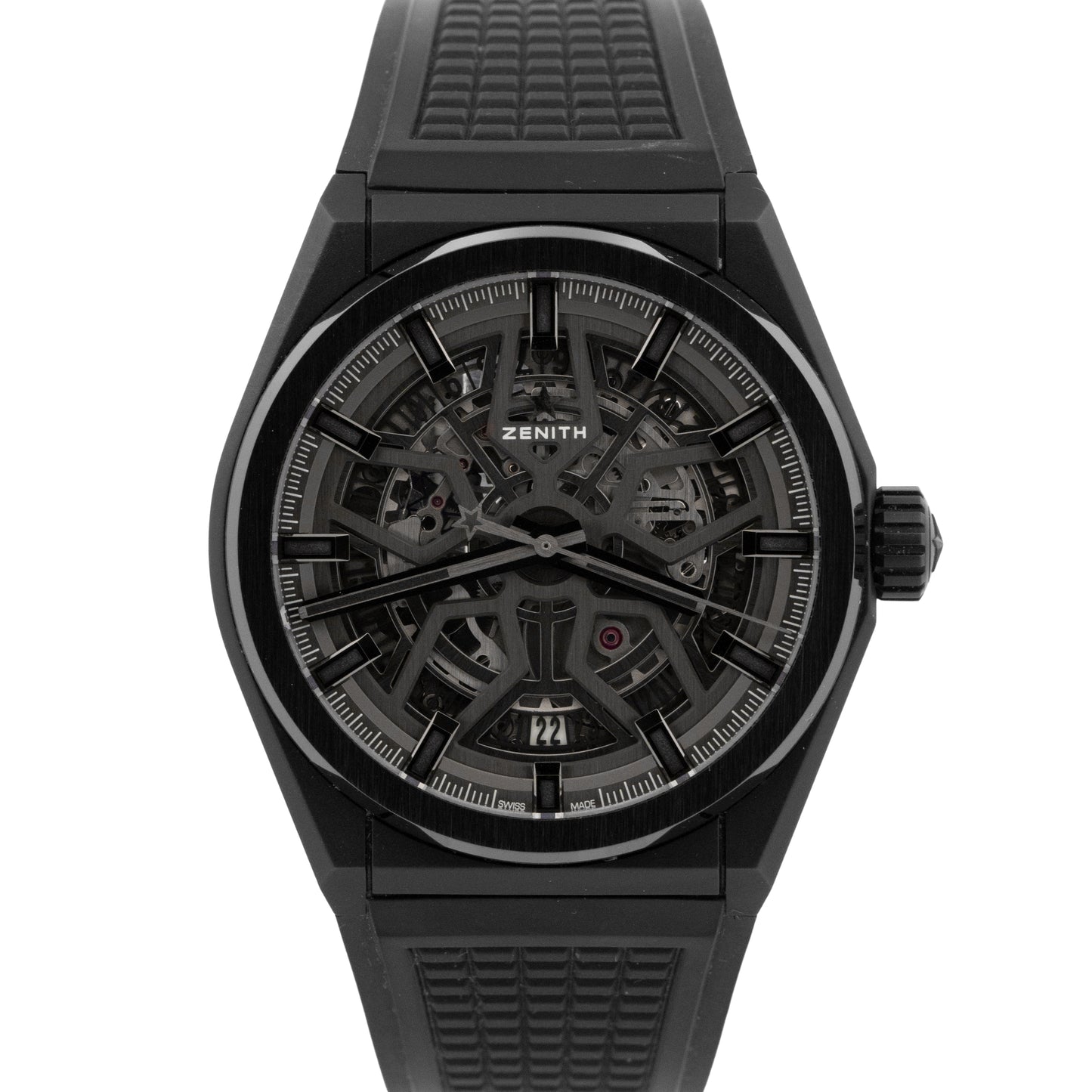 Zenith Defy Classic Black Ceramic 41mm Skeleton 49.9000.670/77.R782 Watch BOX
