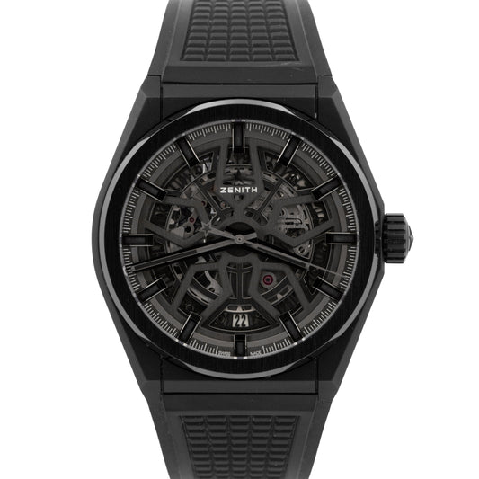 Zenith Defy Classic Black Ceramic 41mm Skeleton 49.9000.670/77.R782 Watch BOX