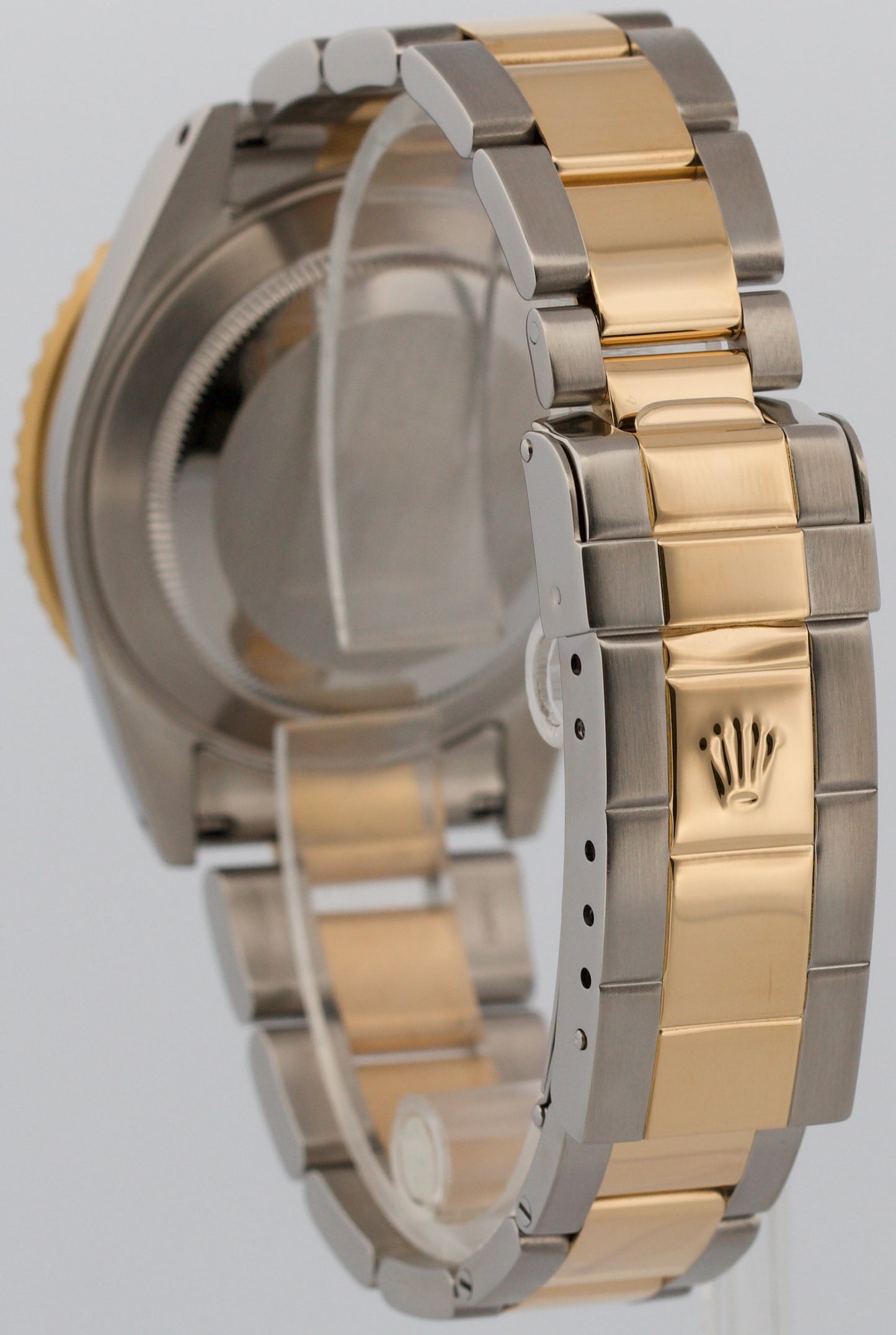 PAPERS Rolex Submariner Date 40mm BLUE 18K Steel GOLD BUCKLE Watch 16613 BOX