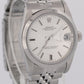 Ladies Rolex DateJust SILVER 31mm Stainless Steel JUBILEE Automatic Watch 68240